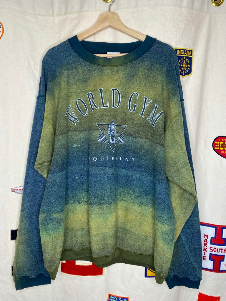 Vintage World's Gym Crewneck Sweatshirt: XL