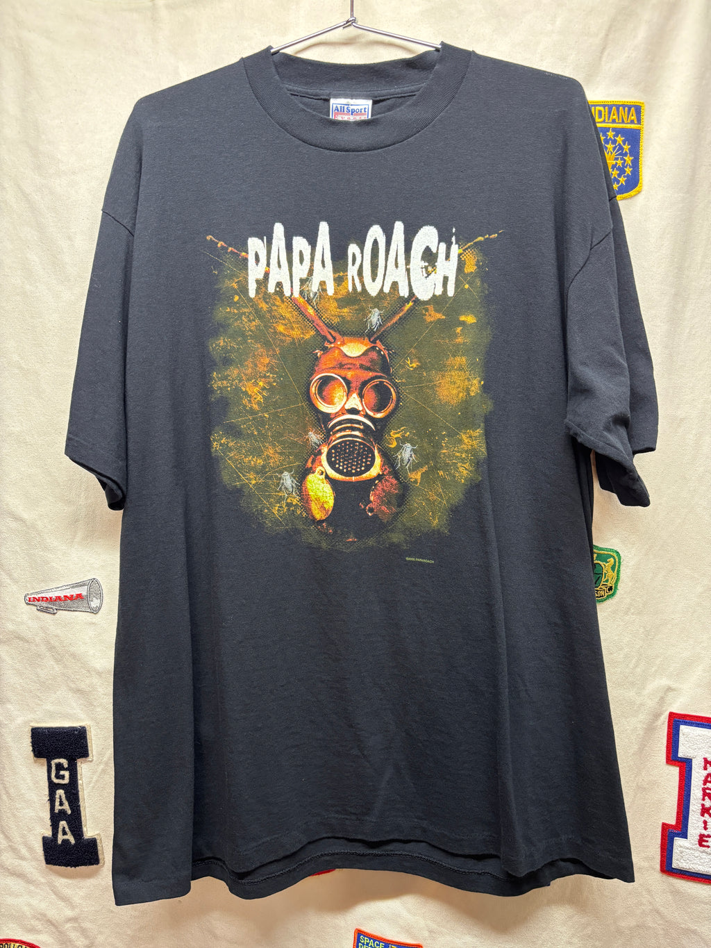 Vtg Papa Roach 2000 Tour Rock Band T-Shirt: XL
