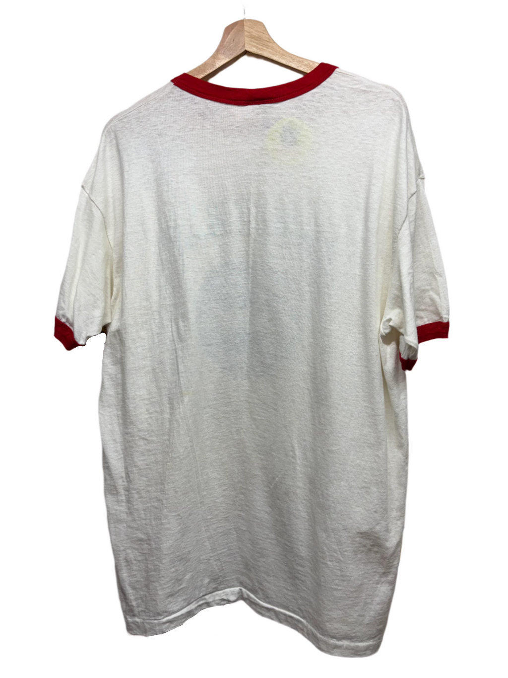 Vintage Heritage Hills High School Indiana Basketball 1982 Ringer T-Shirt: XL