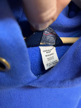 Load image into Gallery viewer, Vintage Lands End Champion Reverse Weave 90's USA Blue Hoodie Sweatshirt: Large
