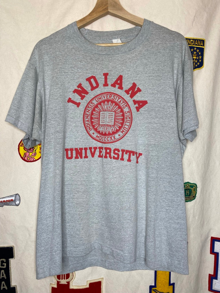 Vintage Indiana University T-Shirt: L