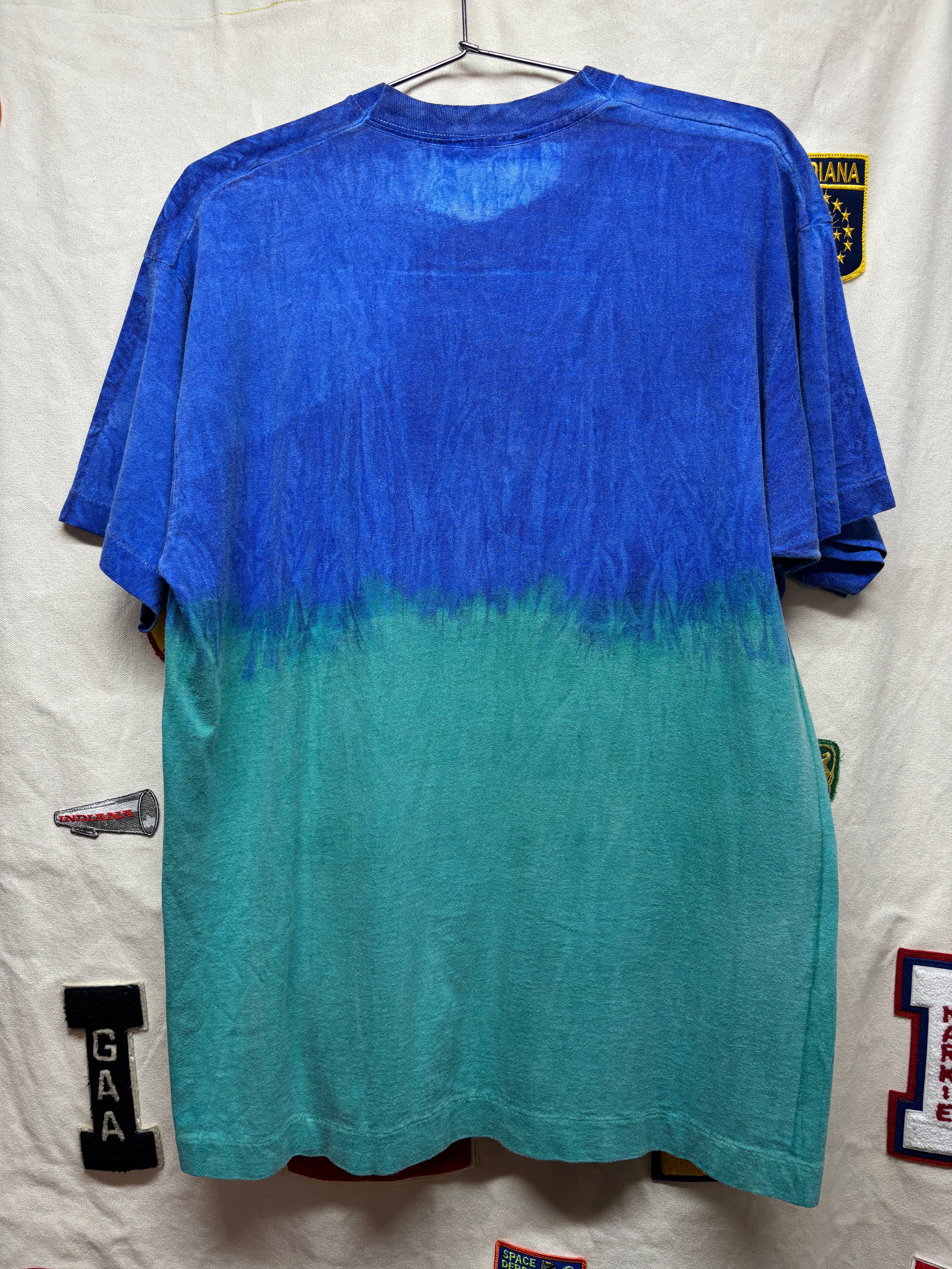 Vtg Bugs Bunny Looney Toons Split Dye T-Shirt: XL