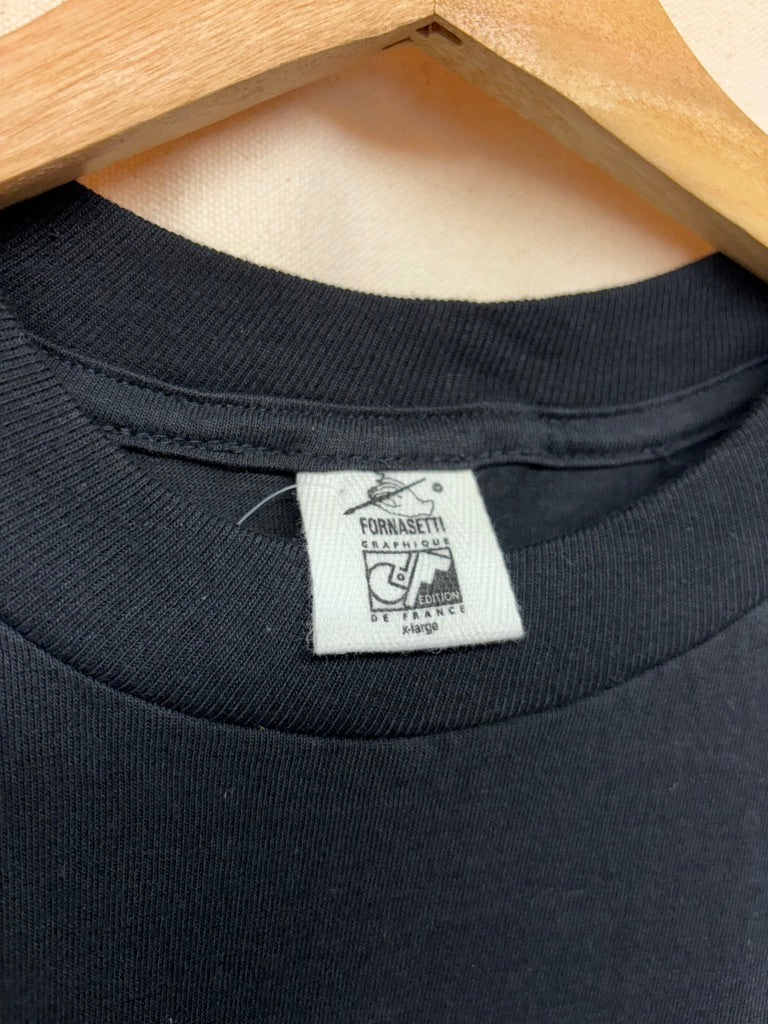 Vintage Fornasetti Sun Face Art Designer T-Shirt: XL