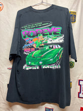 Load image into Gallery viewer, Vtg Pat Musi Popeye Pro Street Trans Am Drag Racing T-Shirt: 3XL
