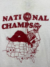 Load image into Gallery viewer, Vintage North Carolina State University 1983 NCAA Champs T-Shirt: M
