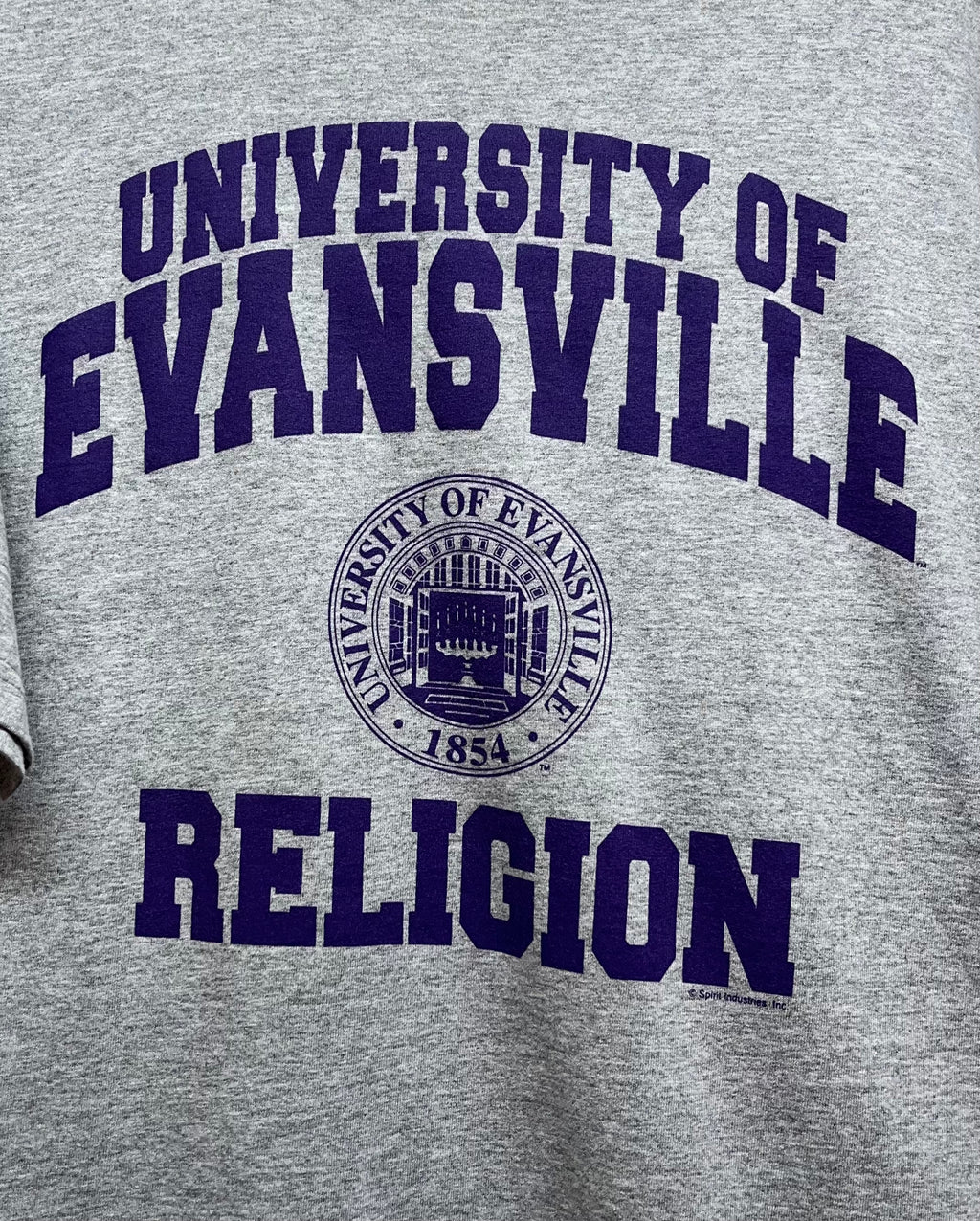 University of Evansville Religion T-Shirt: XL