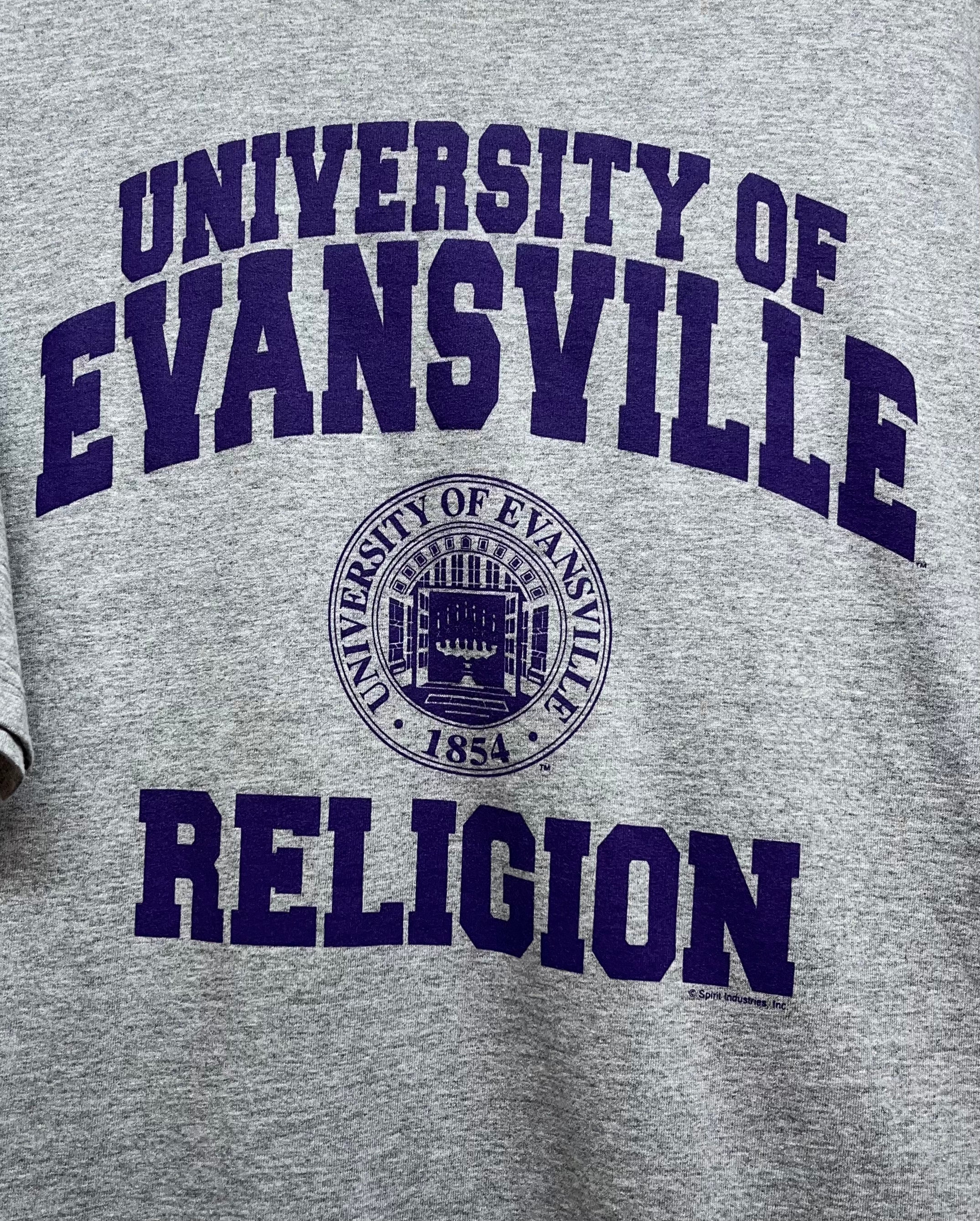 University of Evansville Religion T-Shirt: XL