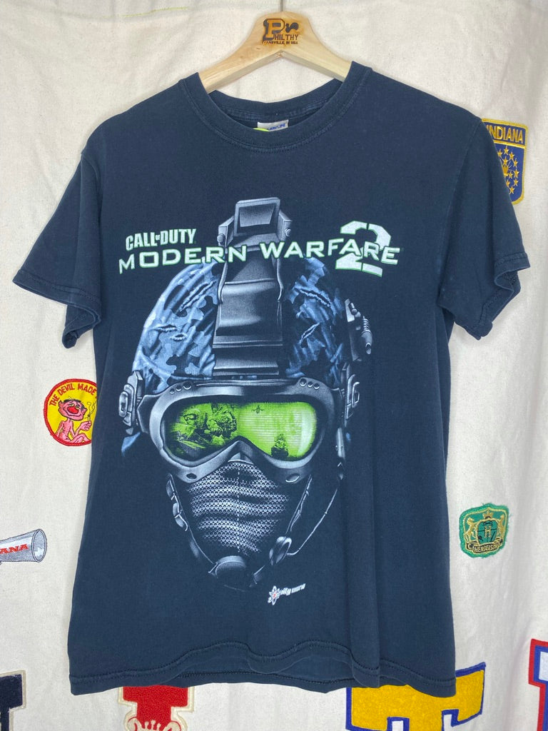 Vintage Call of Duty Modern Warfare 2 Video Game Promo T-Shirt: S