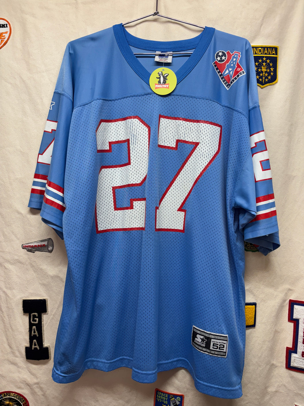 Vtg Tennessee Oilers Eddie George NFL Jersey: XL