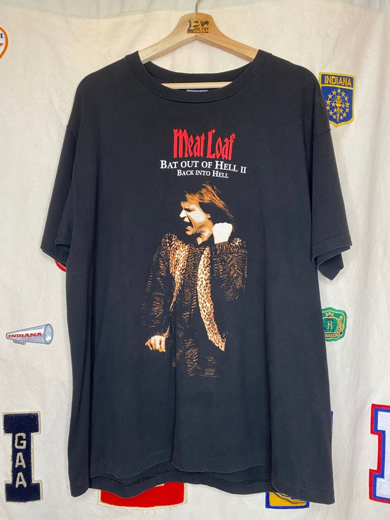 Vintage Meat Loaf Bat of Hell 2 Shirt: XL