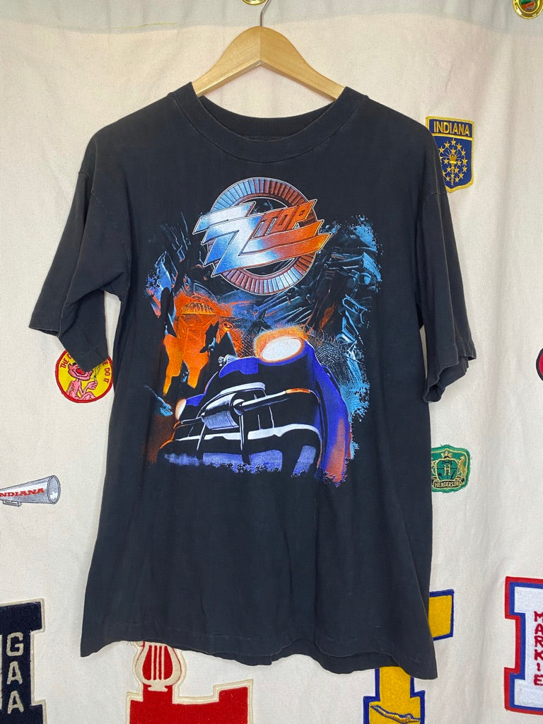 Vintage ZZ Top Recycler 1991 Tour Band Shirt: L