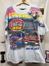 Load image into Gallery viewer, Vintage Coca-Cola 600 NASCAR All Over Print Charlotte 2003 T-Shirt: XL
