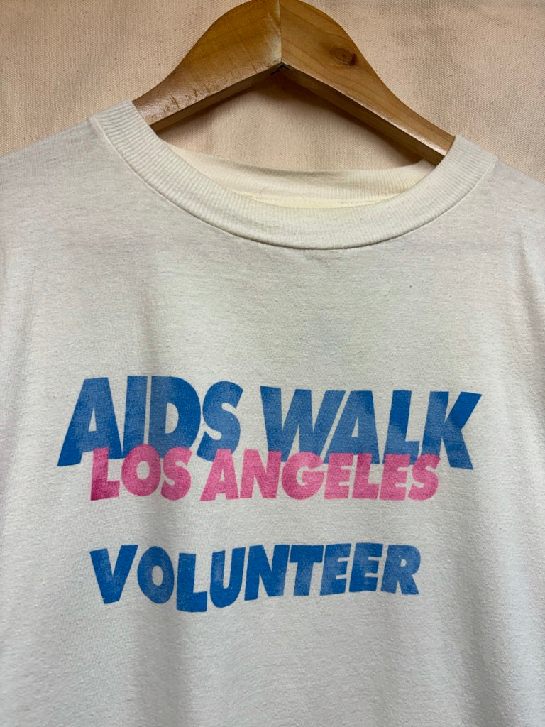 Vintage Los Angeles AIDS Walk T-Shirt: L