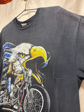 Load image into Gallery viewer, Vtg Biker Eagle Faded T-Shirt: XL
