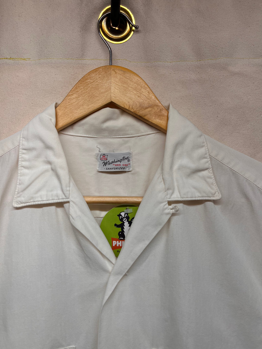 Vtg Loop Collar Daviess County Shrine Club Loop Collar Washington Dee Cee Shirt: Medium