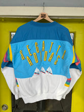 Load image into Gallery viewer, Vintage Adidas Regatta Sailing 80’s Striped Crewneck Sweatshirt: M/L
