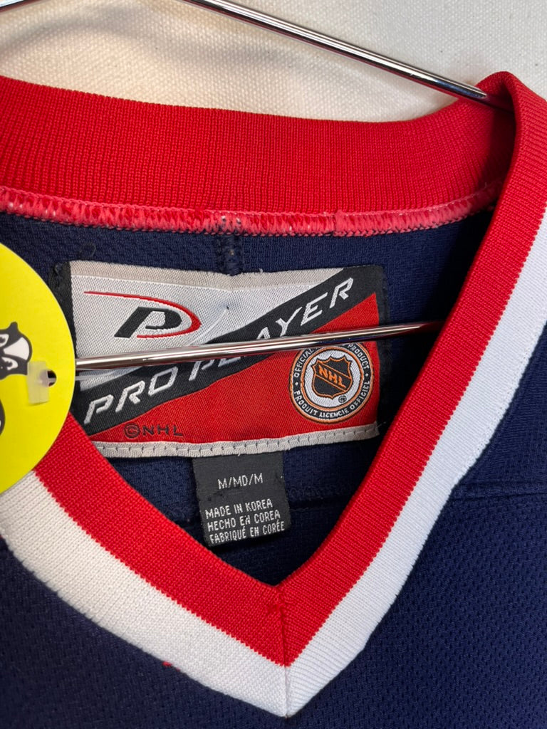 Vintage Columbus Blue Jackets NHL Pro Player Hockey Jersey: Medium