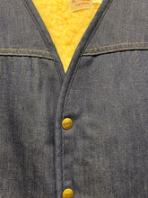 Load image into Gallery viewer, Vintage Carhartt 70's Sherpa Lined Denim Vest: XL
