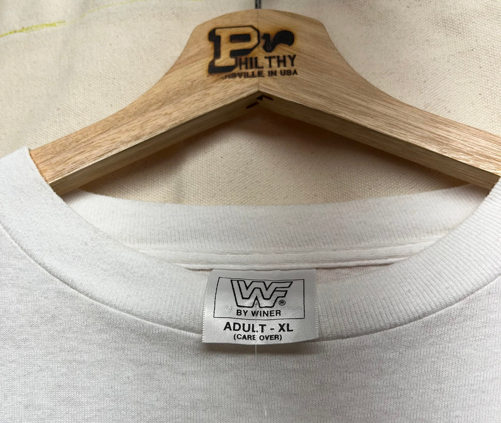 1990 Ultimate Warrior WWF T-Shirt: XL