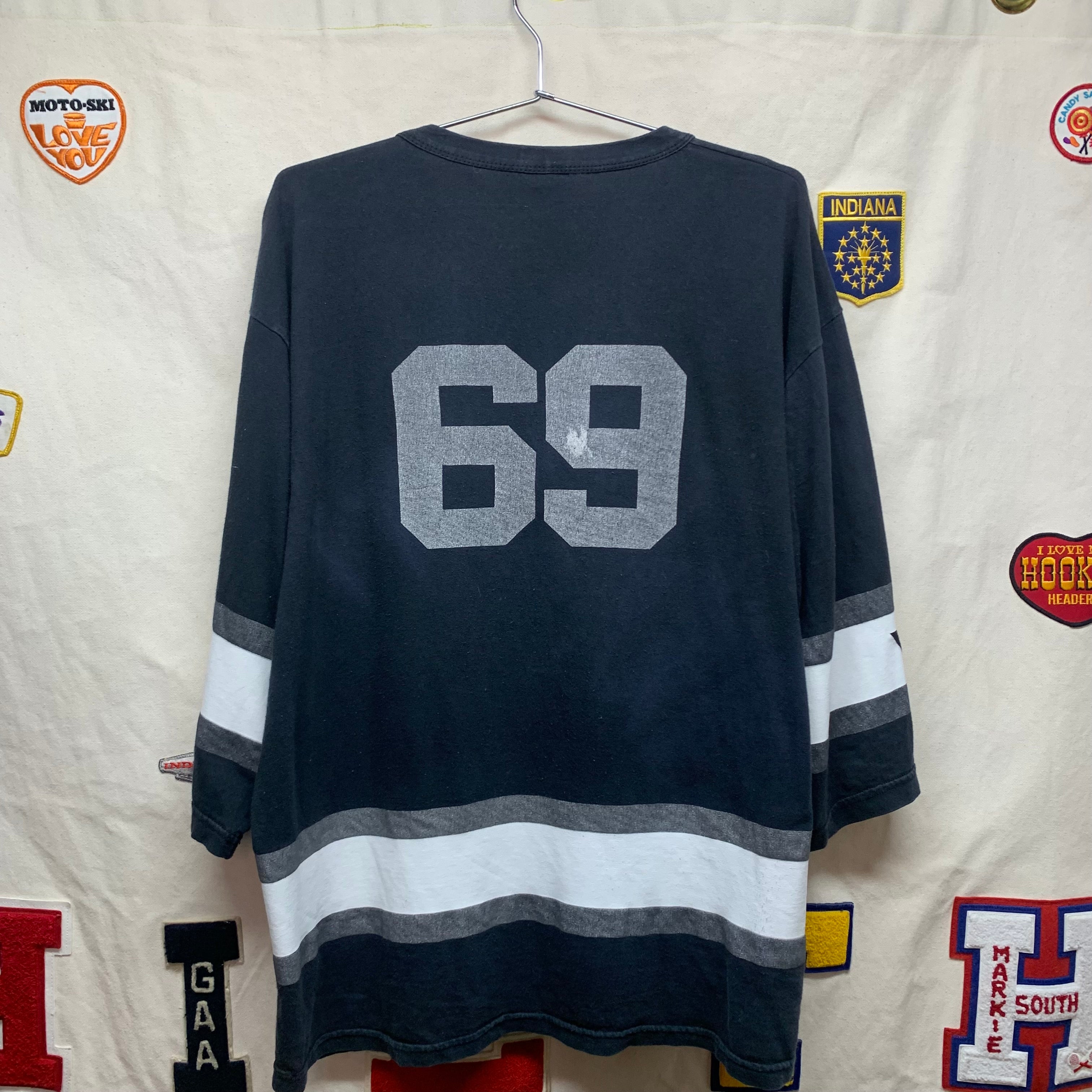 Vtg Public Enemy WCW Wrestling 69 Rocco 90's Jersey Shirt: XL