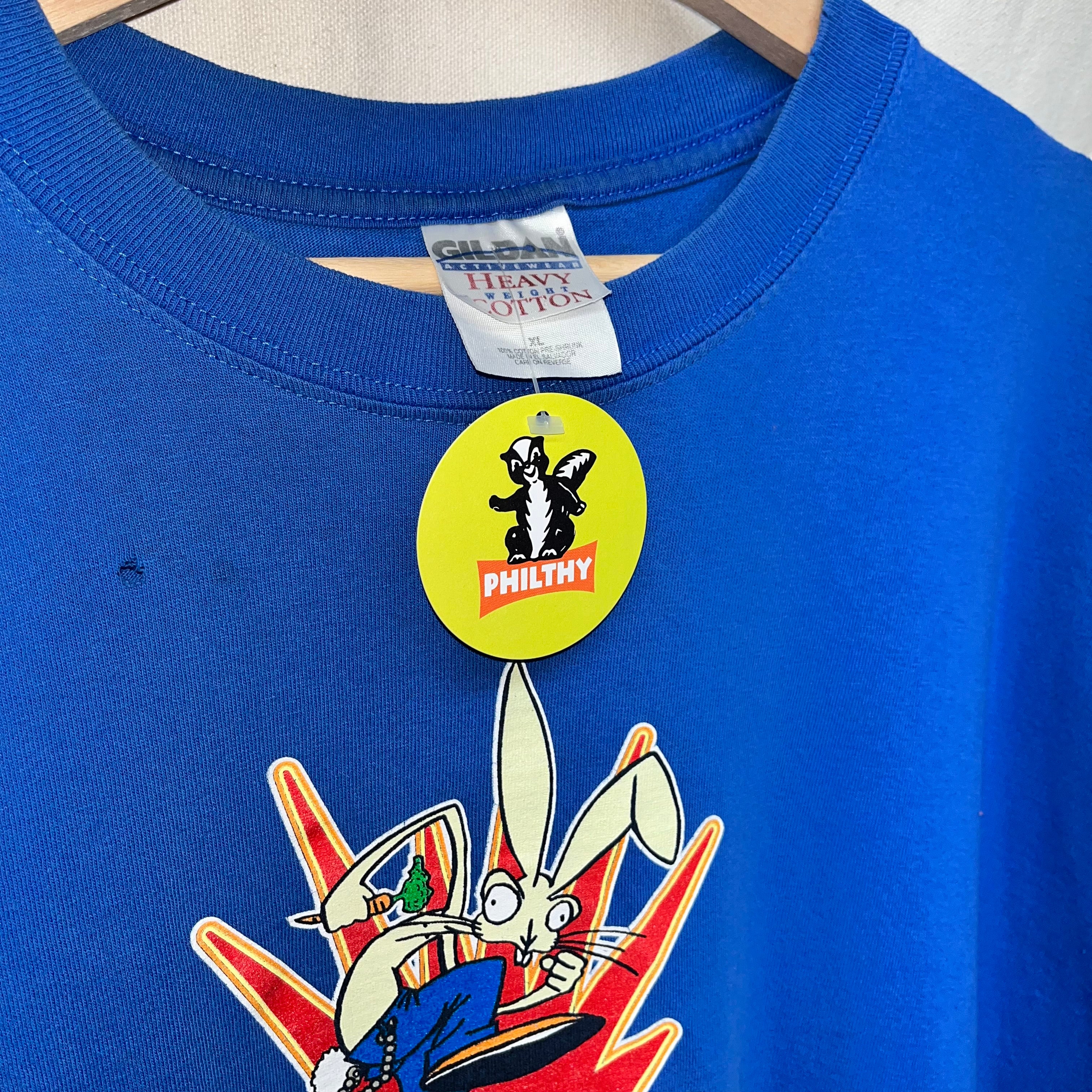 Vtg Blink 182 Blue Rabbit Y2K 2000 Band T-Shirt: XL