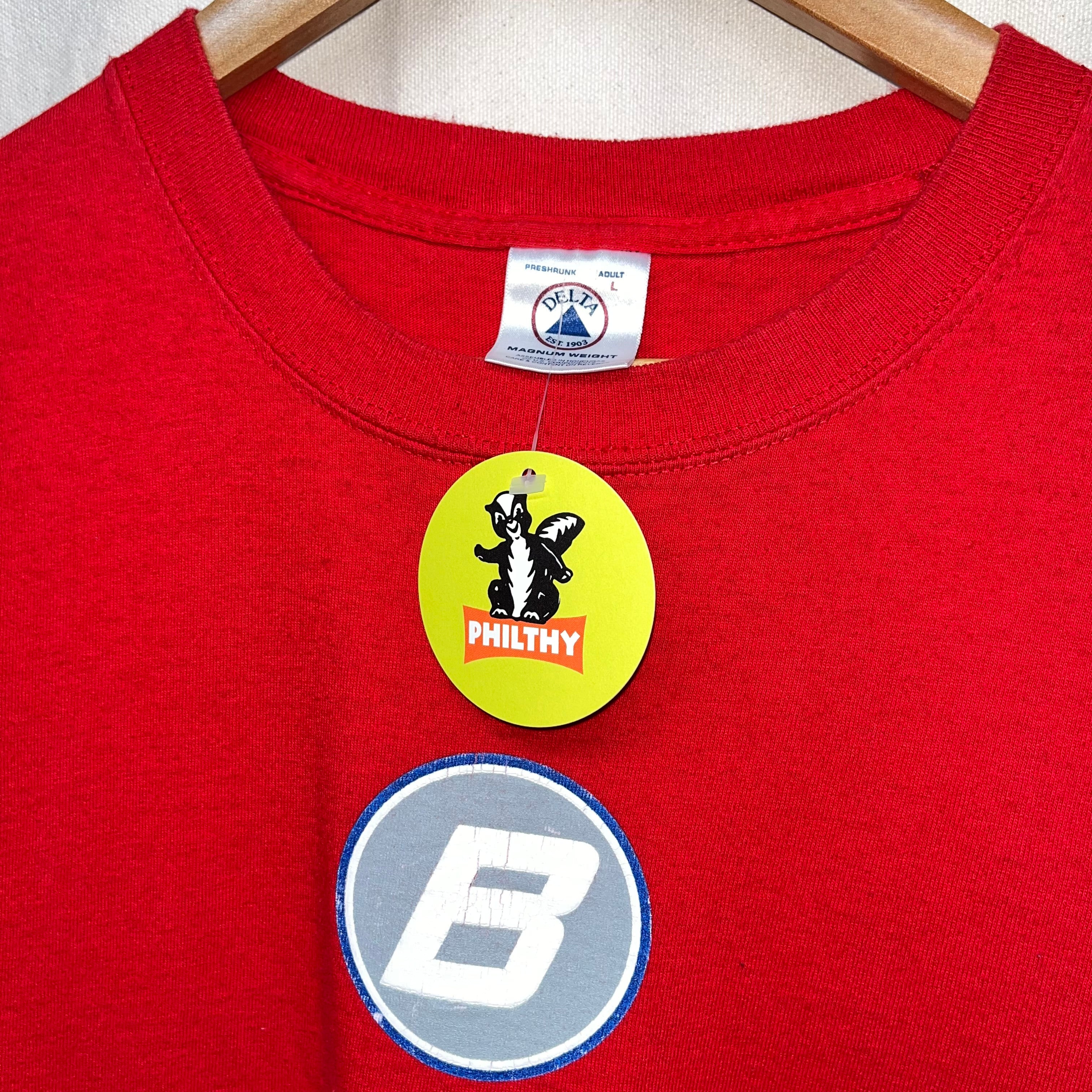 Vtg Blink 182 "B" Punk Rock Band Shirt Red Large