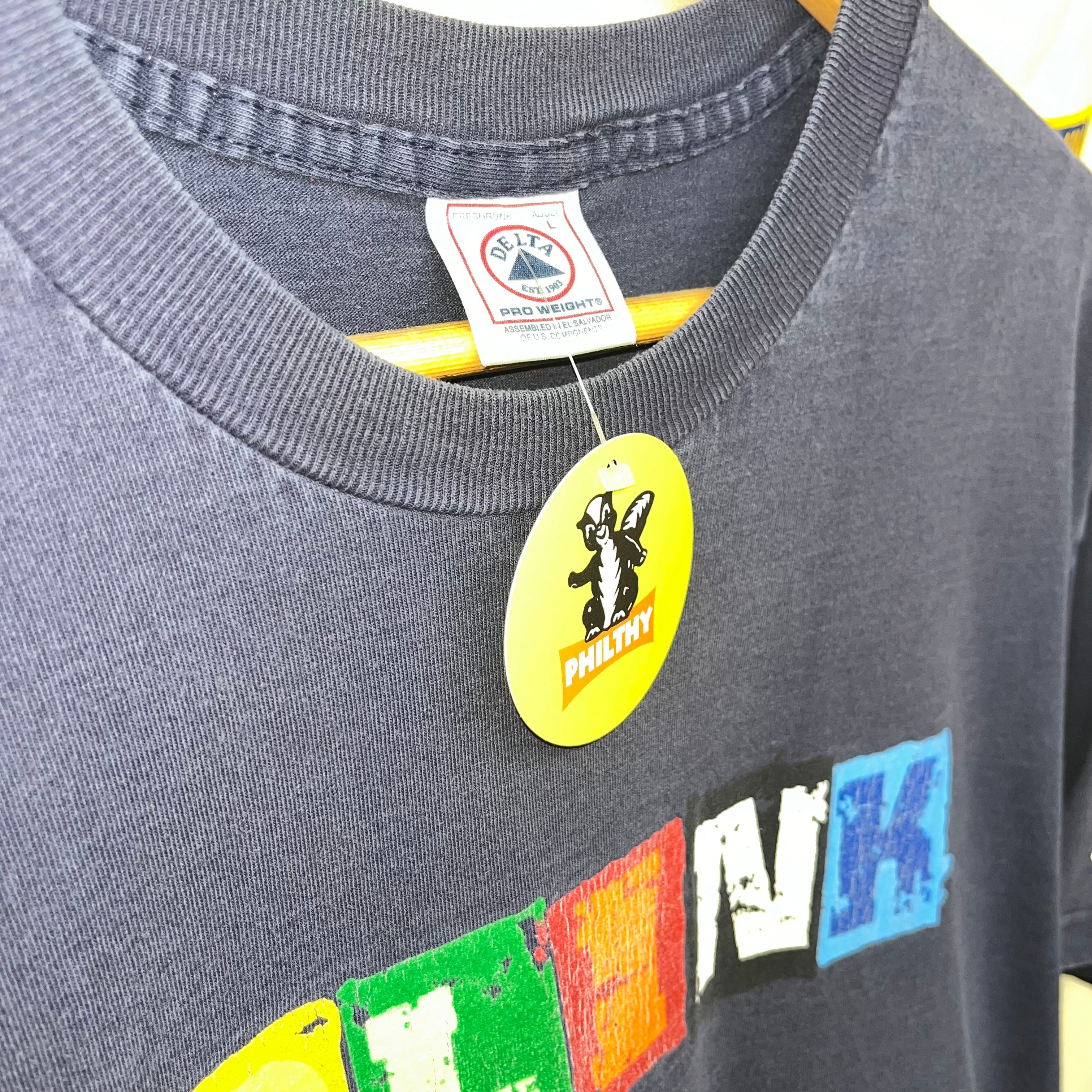 Vtg Blink 182 Punk Rock Navy Band Shirt Large