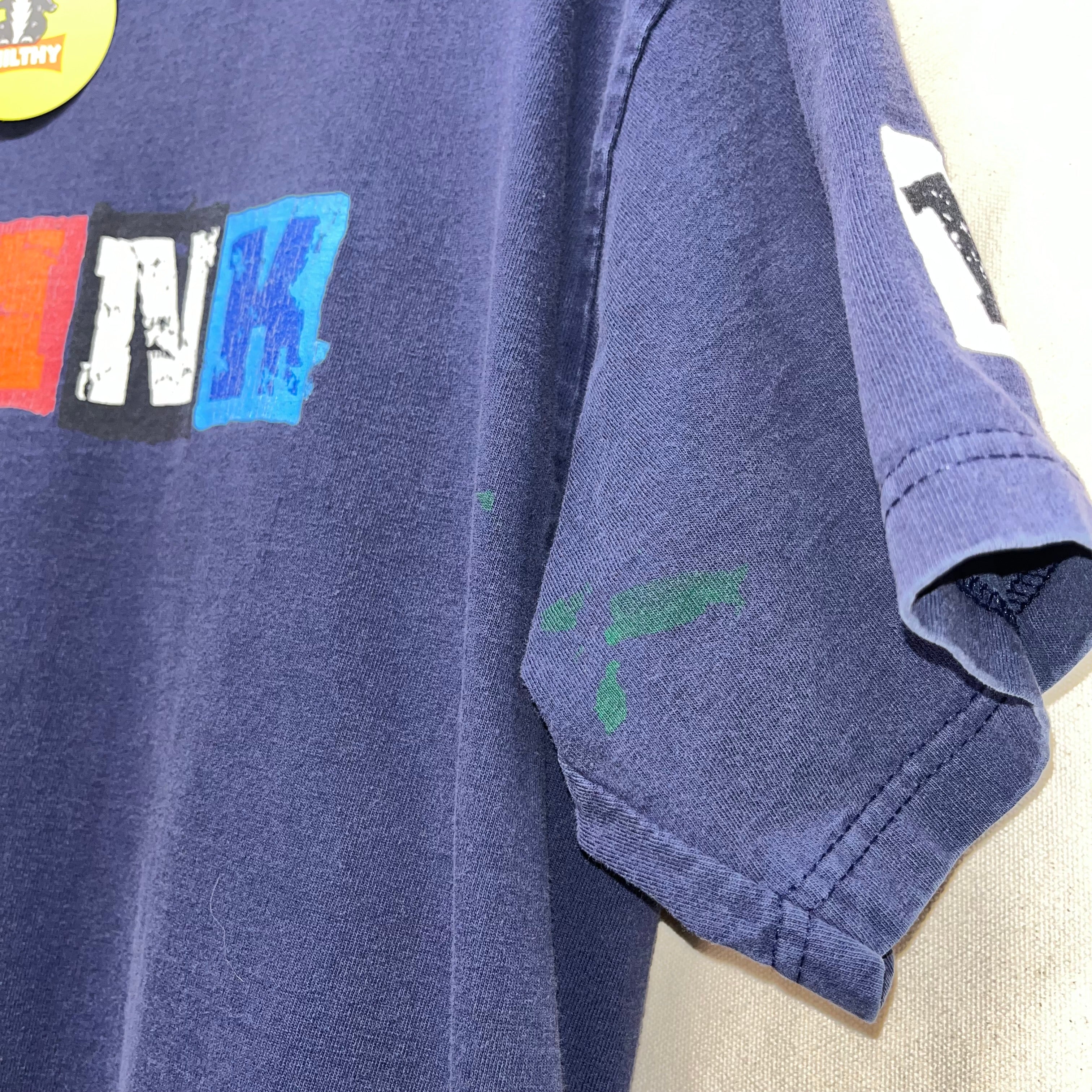 Vtg Blink 182 Punk Rock Navy Band Shirt Large