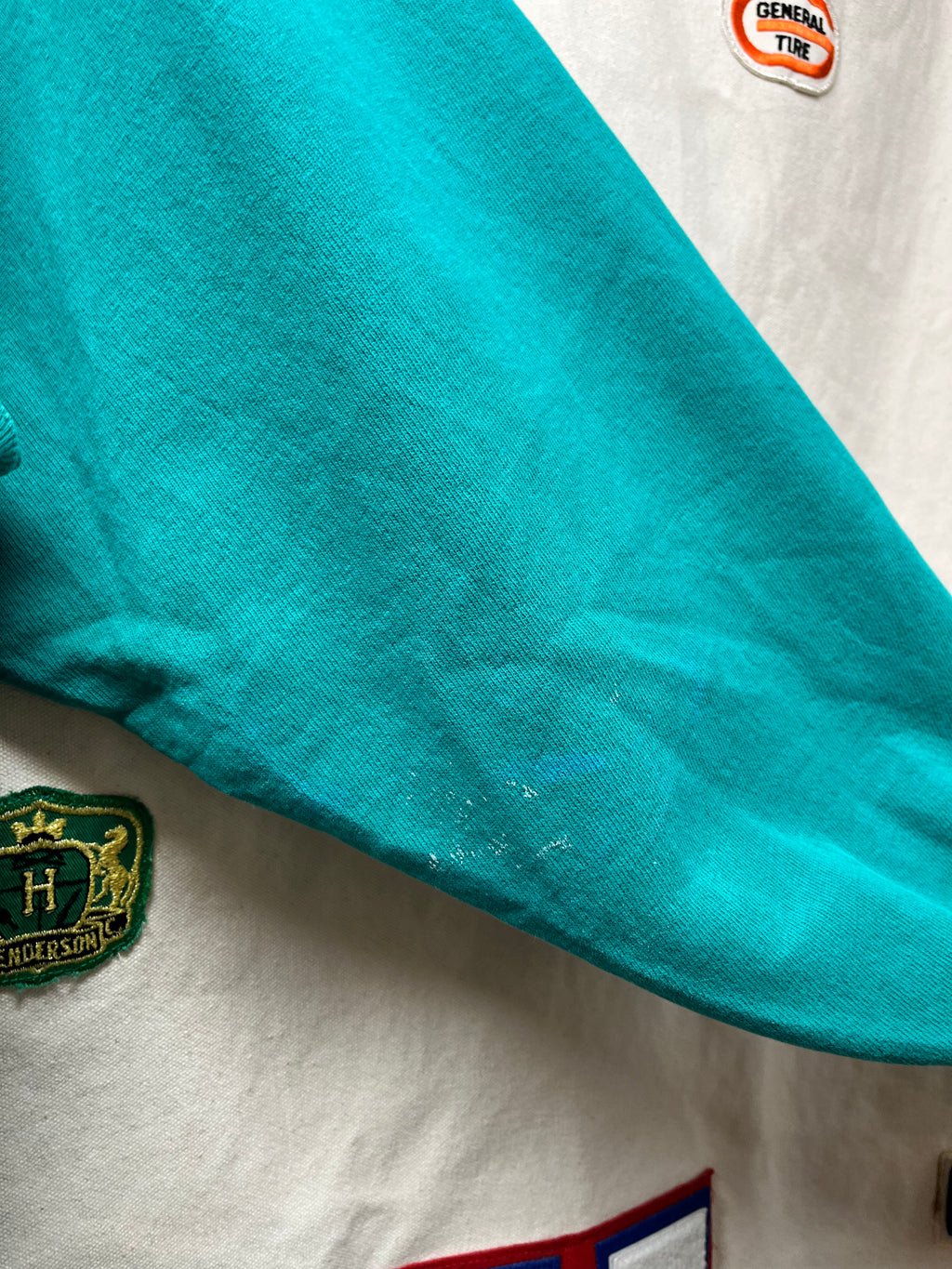 Vintage University of Notre Dame Fighting Irish 90’s Teal Champion Reverse Weave Crewneck Sweatshirt: Large