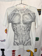 Load image into Gallery viewer, Vintage Muscle Anatomy All Over Print Leslie Arwin Pat Bova 1997 T-Shirt: Large
