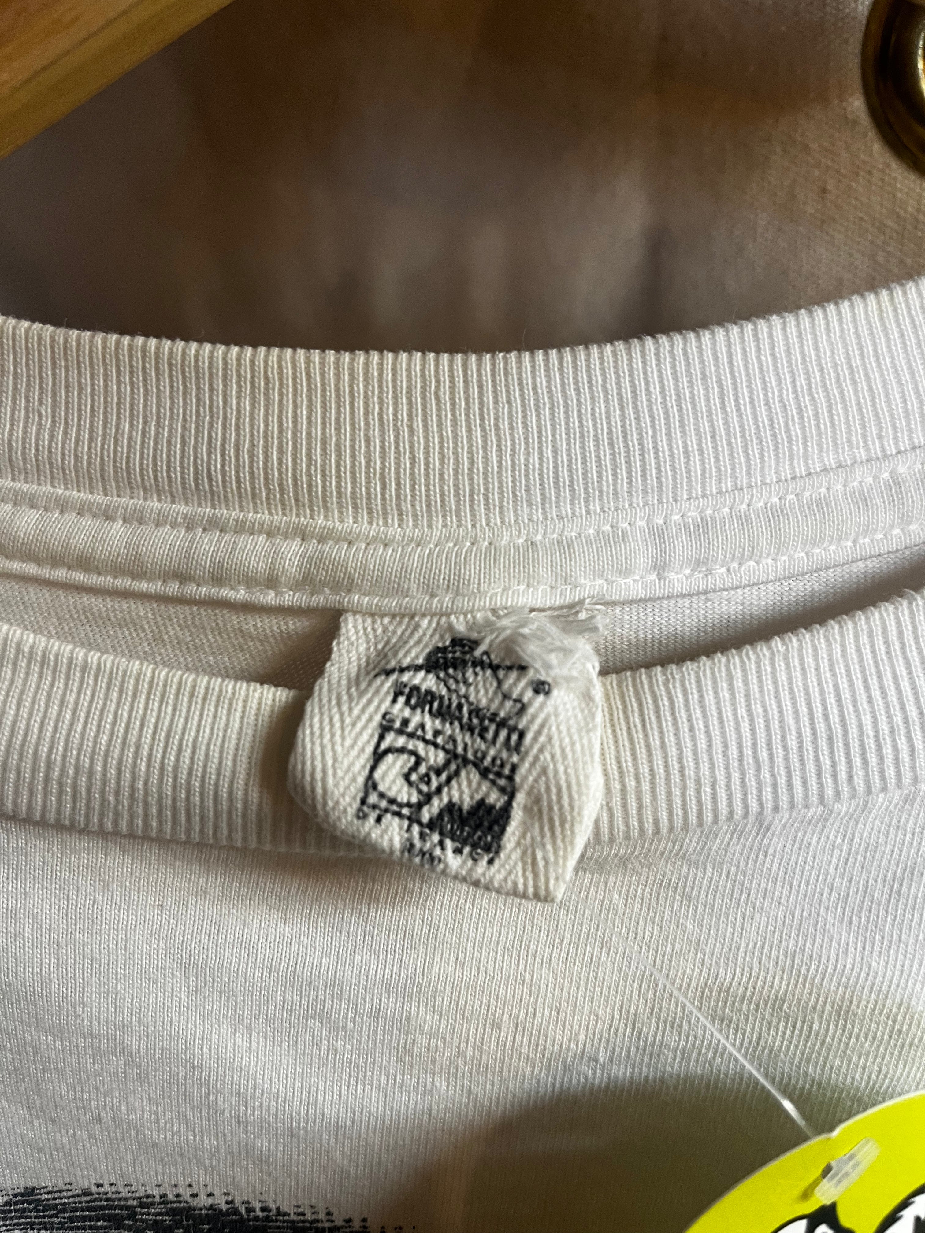 Vintage Fornasetti Art Face Designer Plate T-Shirt: L