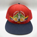 Vintage Carlton Fisk Boston Red Sox World Series MLB Baseball 1975 Red Snapback Hat