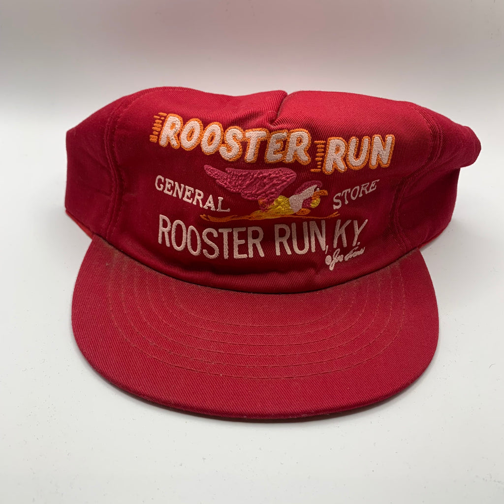 Vintage Rooster Run KY Mesh Trucker Style Snapback hat
