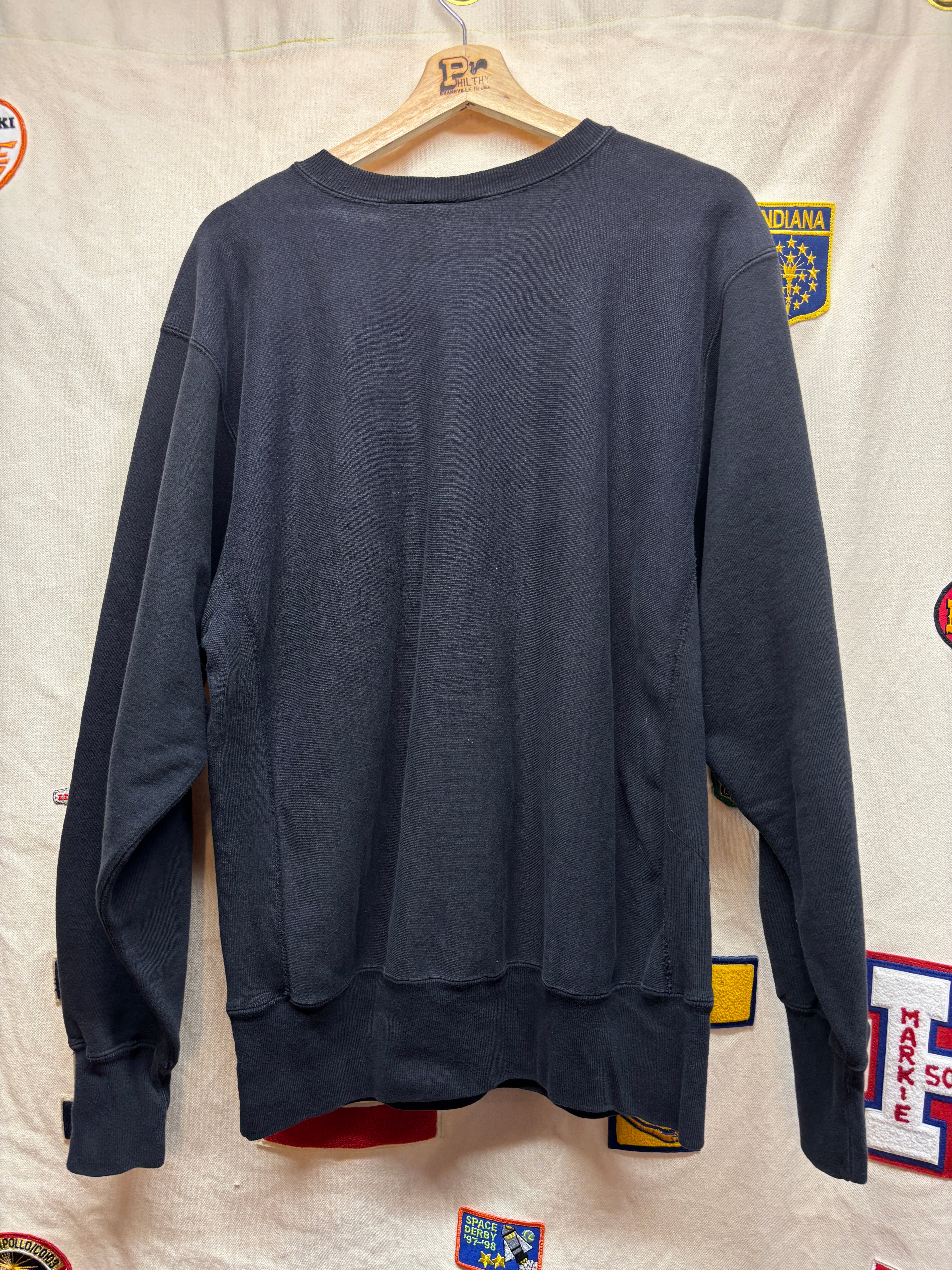 Vtg Purdue Champion Reverse Weave Crewneck Sweatshirt: XL
