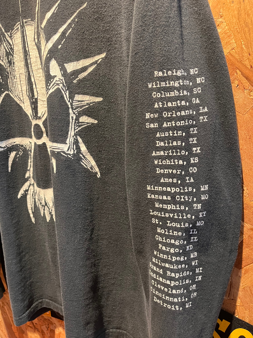 Vtg Corrosion of Conformity Heavy Metal Black Longsleeve Giant Band T-Shirt: XL