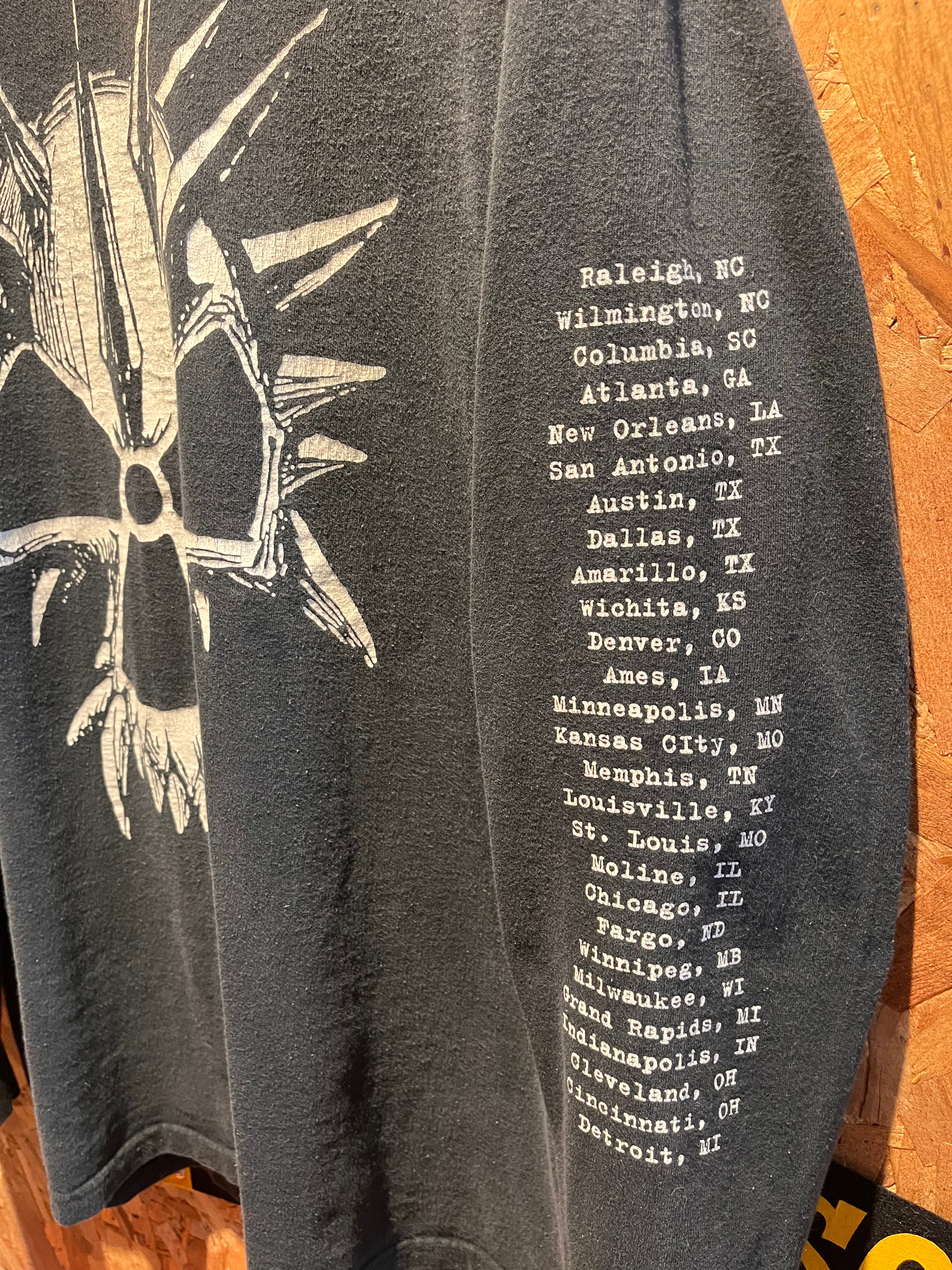 Vtg Corrosion of Conformity Heavy Metal Black Longsleeve Giant Band T-Shirt: XL