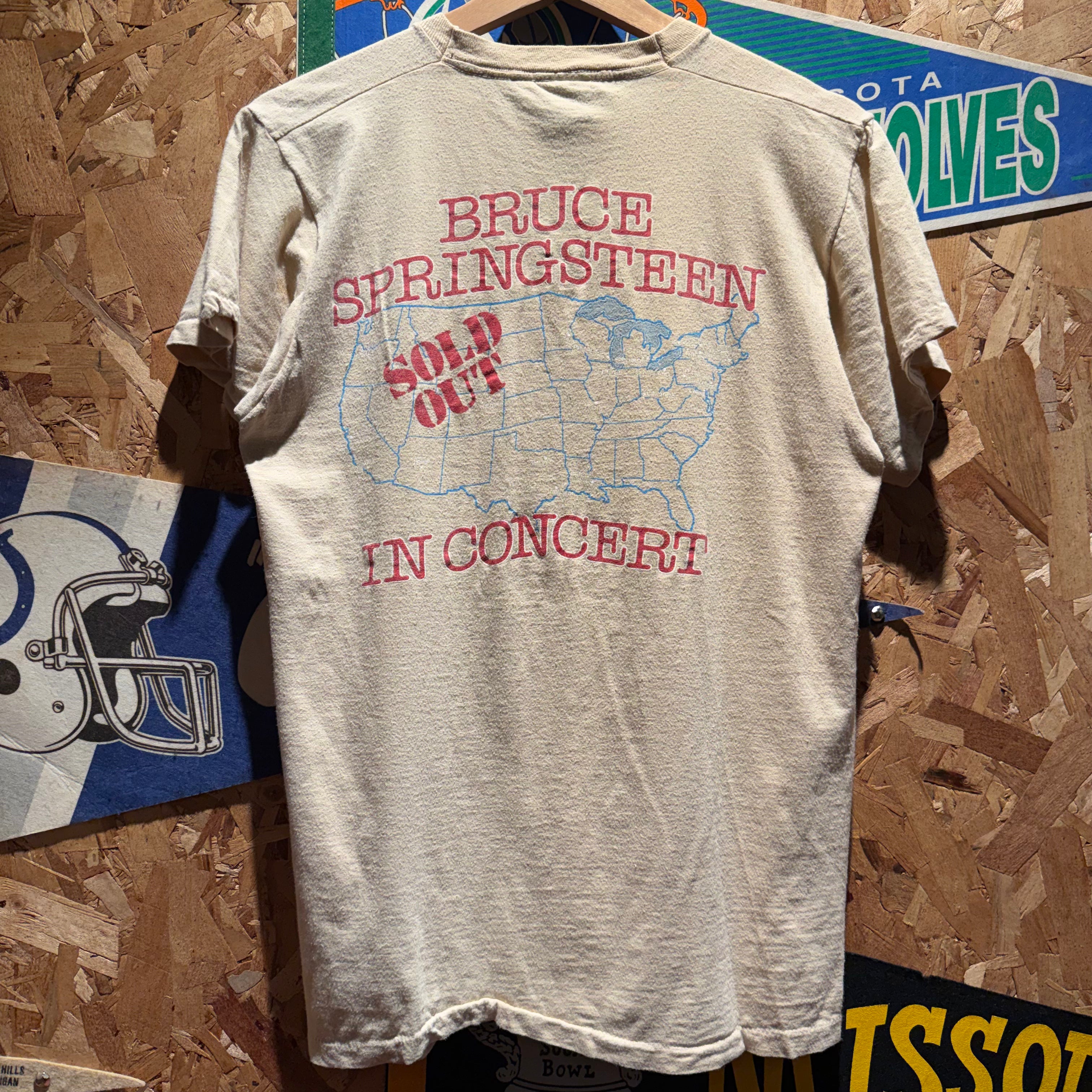 Vintage 80s Bruce Springsteen & The Street Band Sold Out America Tour: M/L