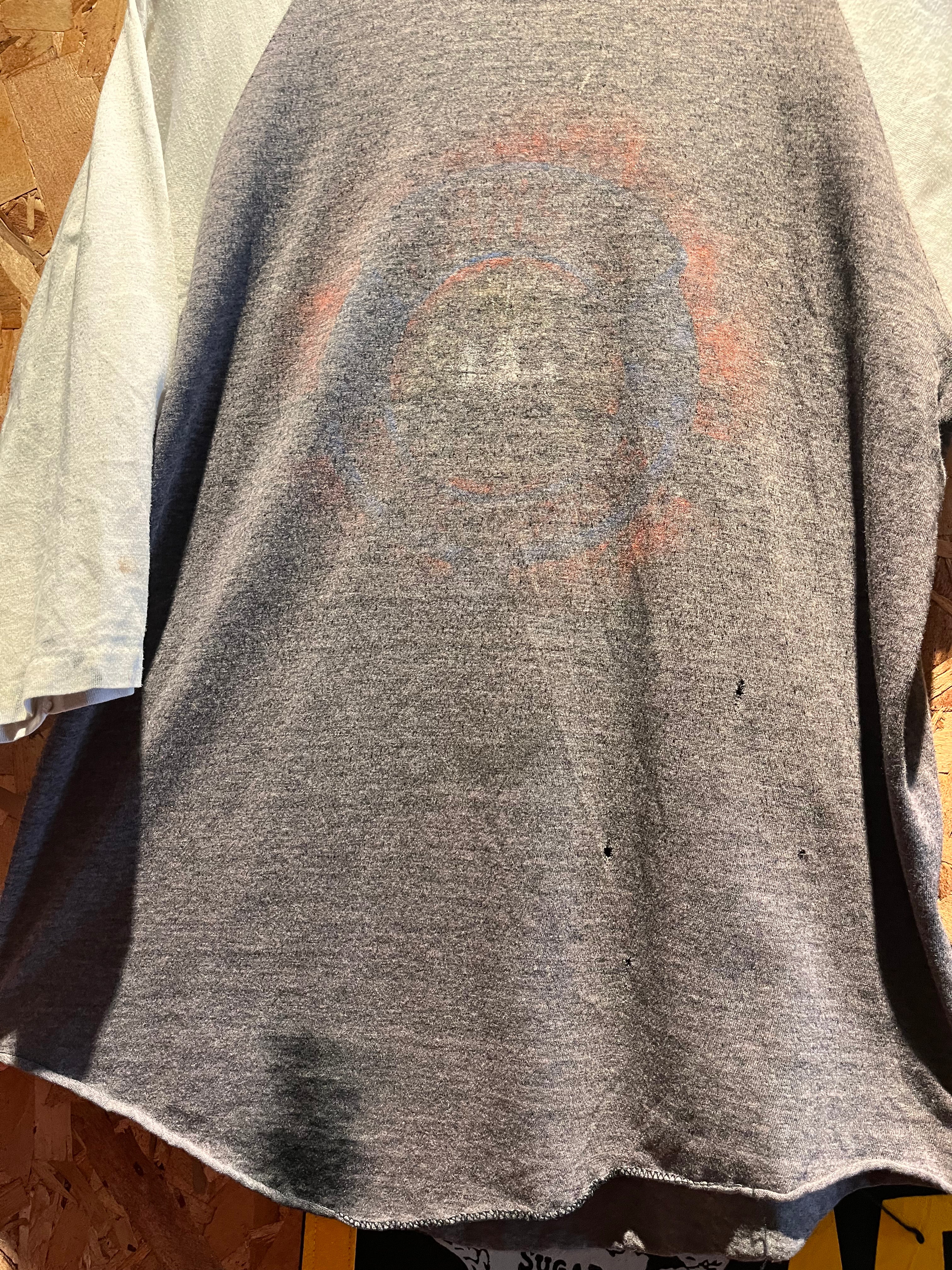 Vintage Kansas Drastic Measures Band Raglan Distressed Faded 80's T-Shirt