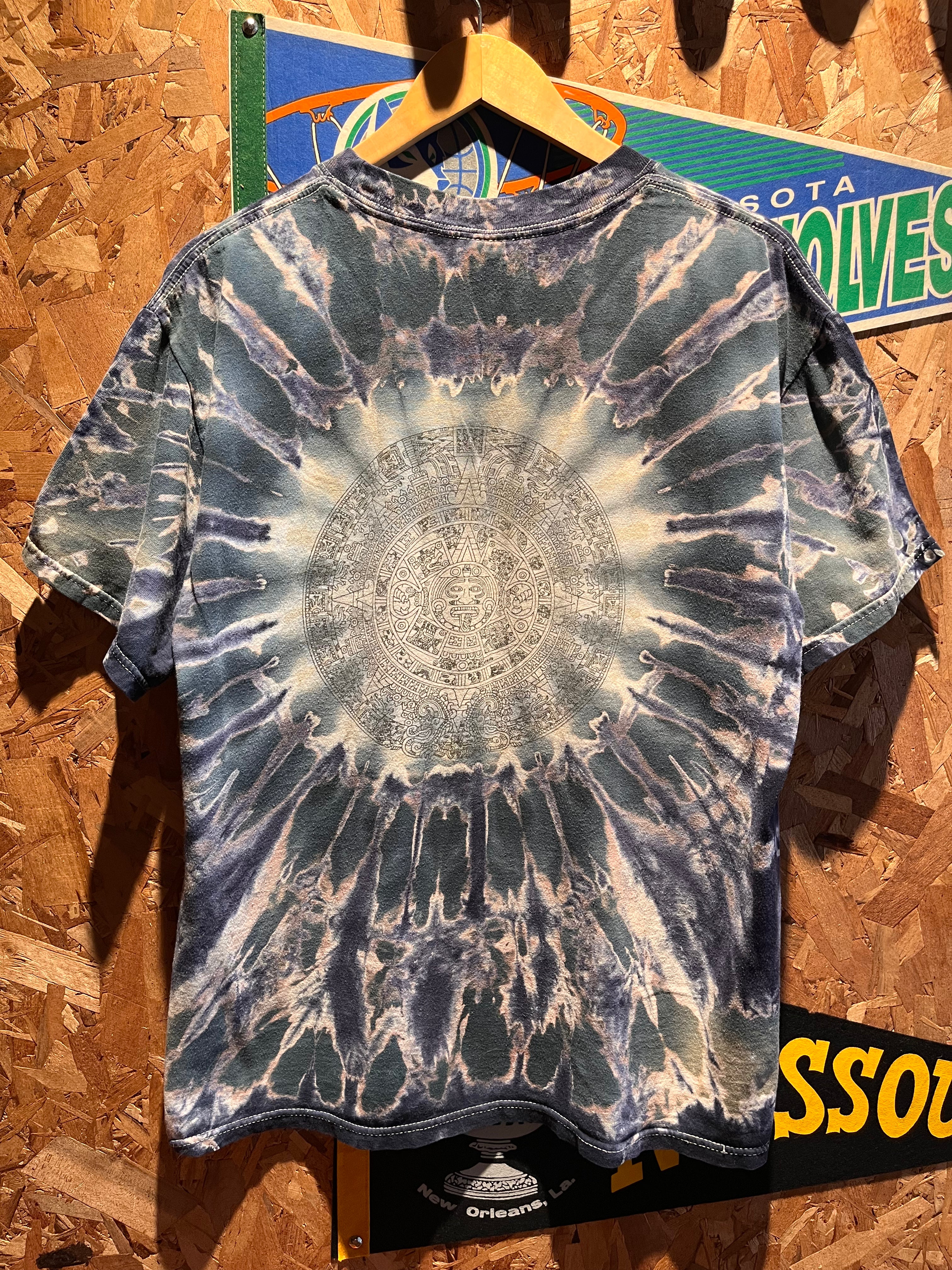 Vintage M. Dubois Tie Dye Dragon Graphic T-Shirt: Large