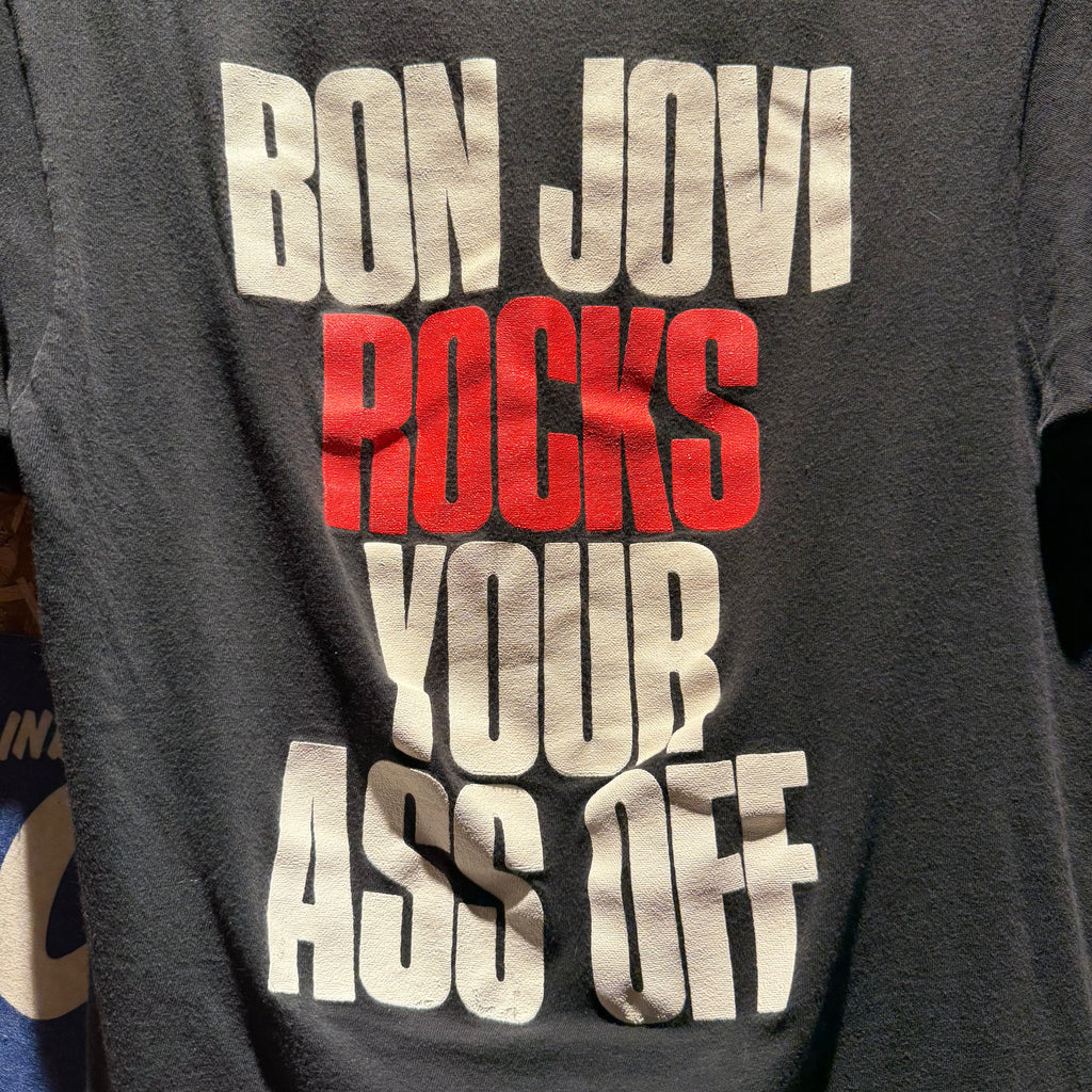 Vintage Bon Jovi Band T-Shirt: S/M