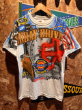 Vintage Dickies Sunday Drive Texas Motor Speedway NASCAR All Over Print T-Shirt: Medium