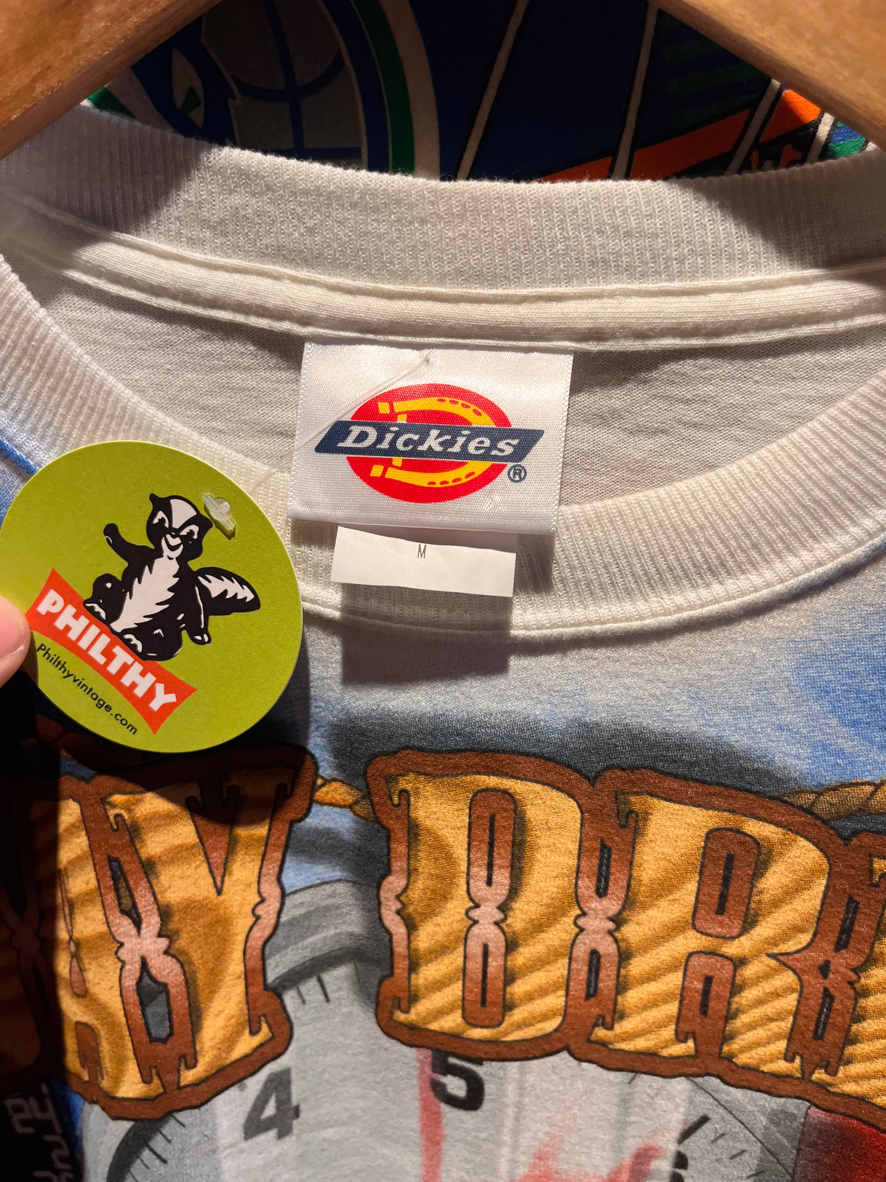 Vintage Dickies Sunday Drive Texas Motor Speedway NASCAR All Over Print T-Shirt: Medium