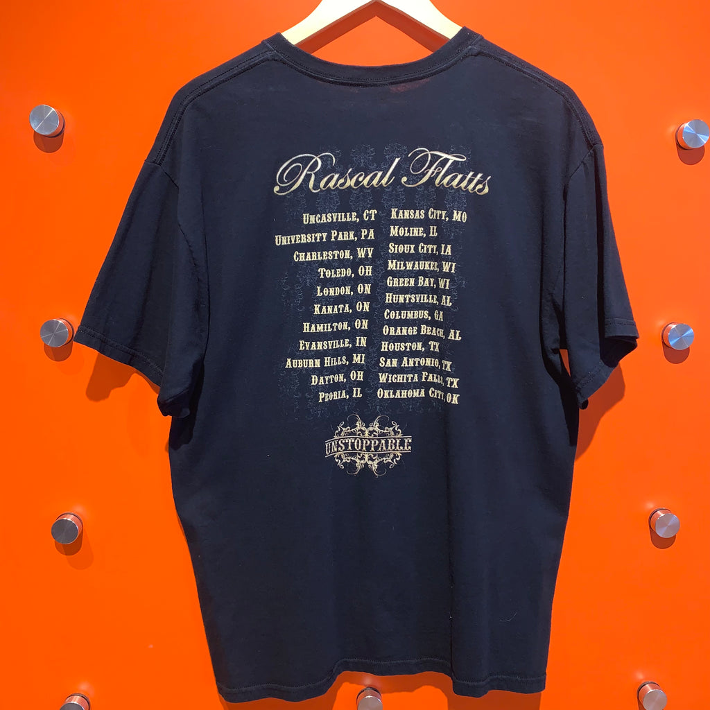 Rascal Flatts Unstoppable Band Music Tour Shirt Large