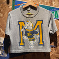 Vintage Cropped Murray State University T-Shirt: M