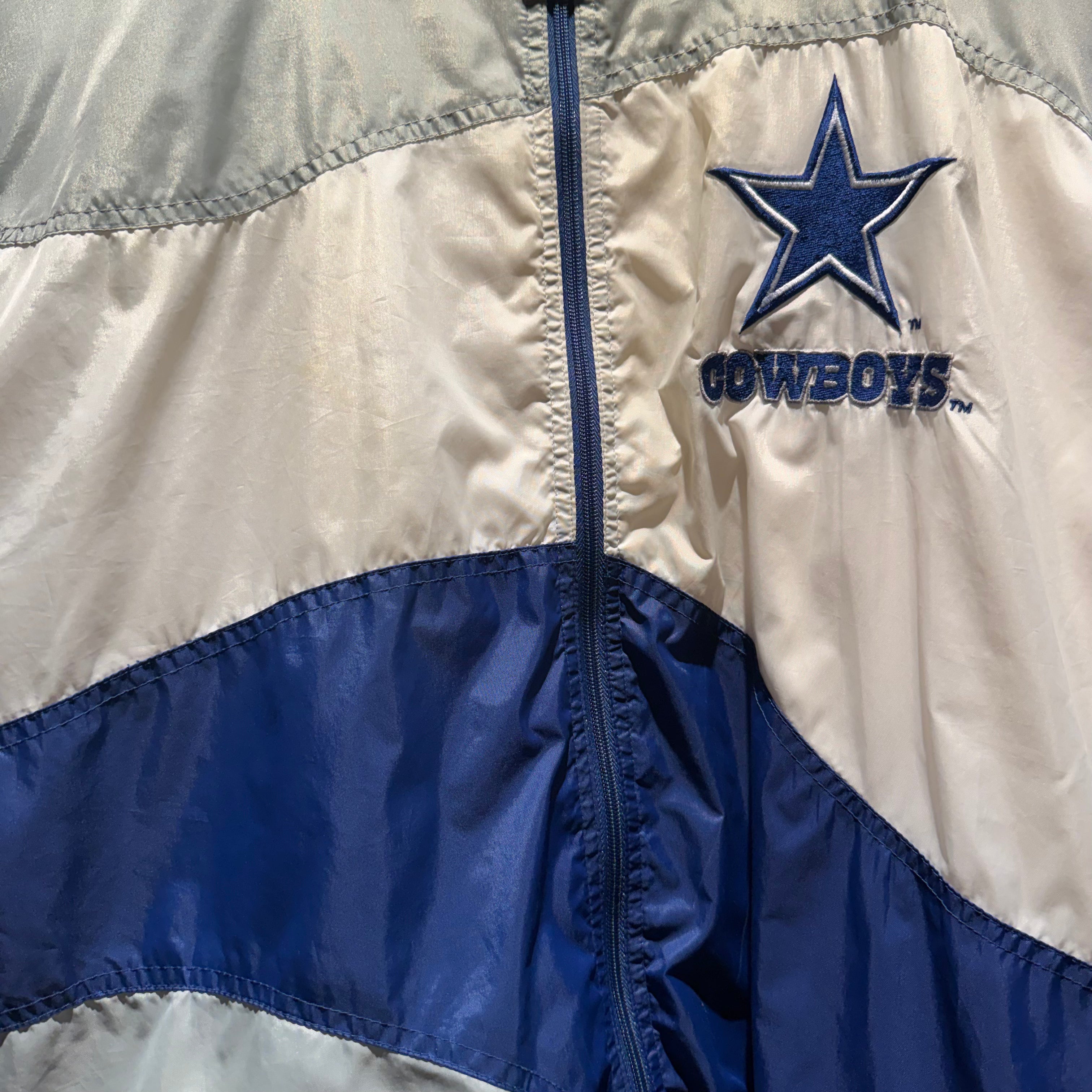 Vintage NFL Pro Line Apex One Dallas Cowboys Track Sport Jacket: L