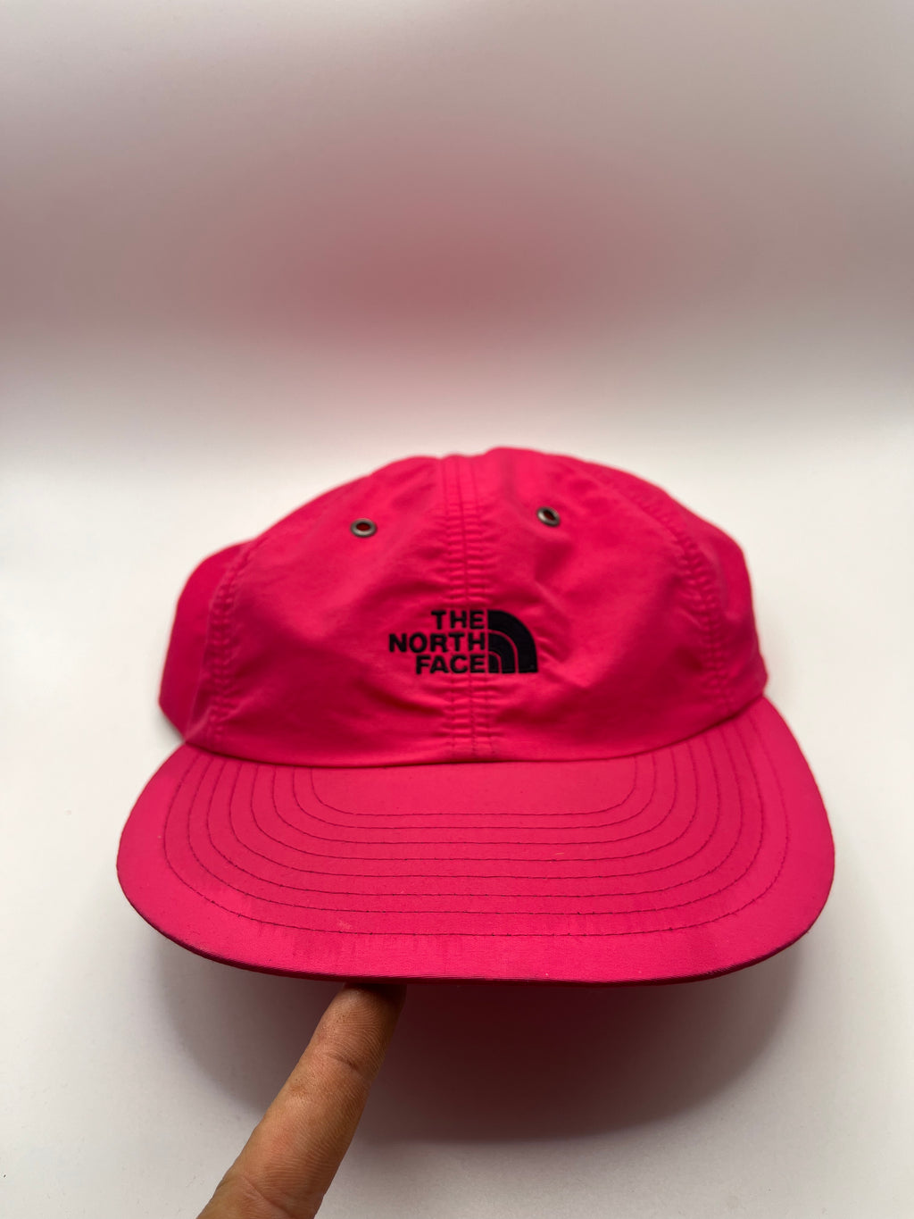 Vintage The North Face Pink Nylon Tech Strapback Hat