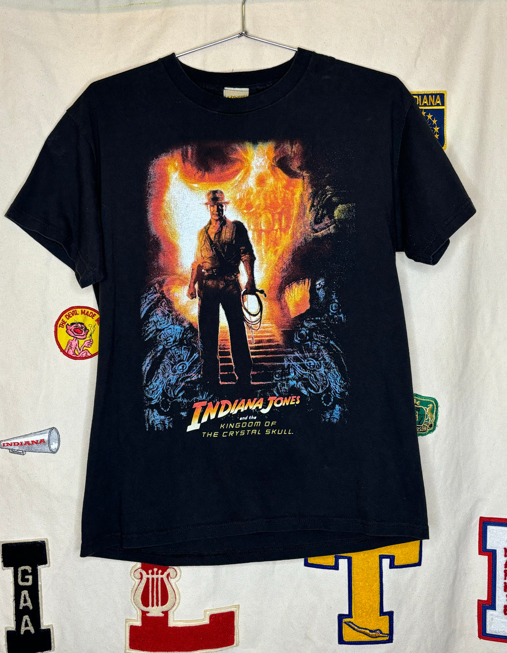 Vintage Indiana Jones Kingdom Of The Crystal Skull Tshirt: M