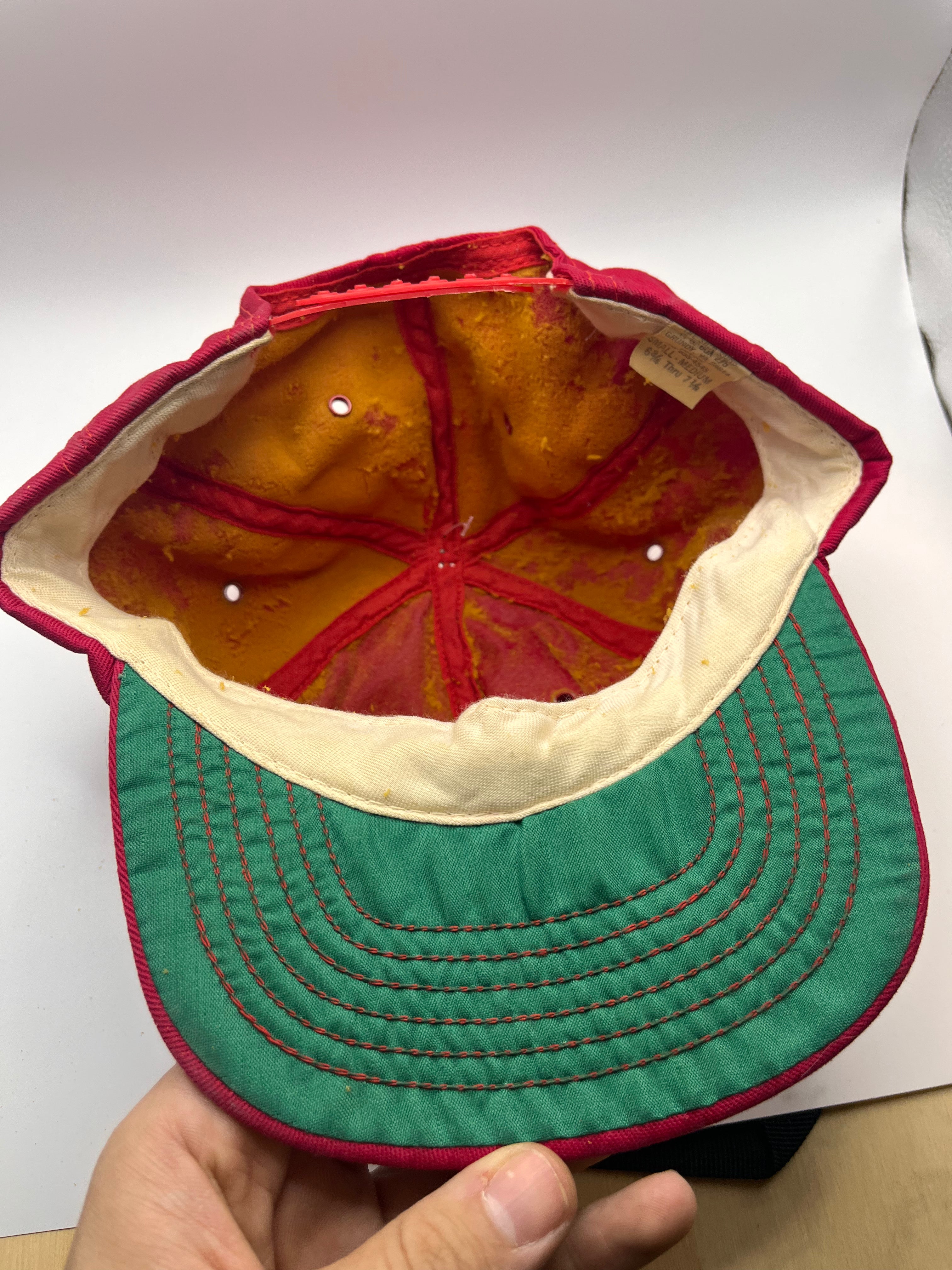 Vintage Peabody Coal Co. Safety First Spur Red Indiana Patch Snapback Hat