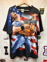 Load image into Gallery viewer, Vintage One Nation Under Ted Nugent Autographed All Over Print Winterland T-Shirt: XL
