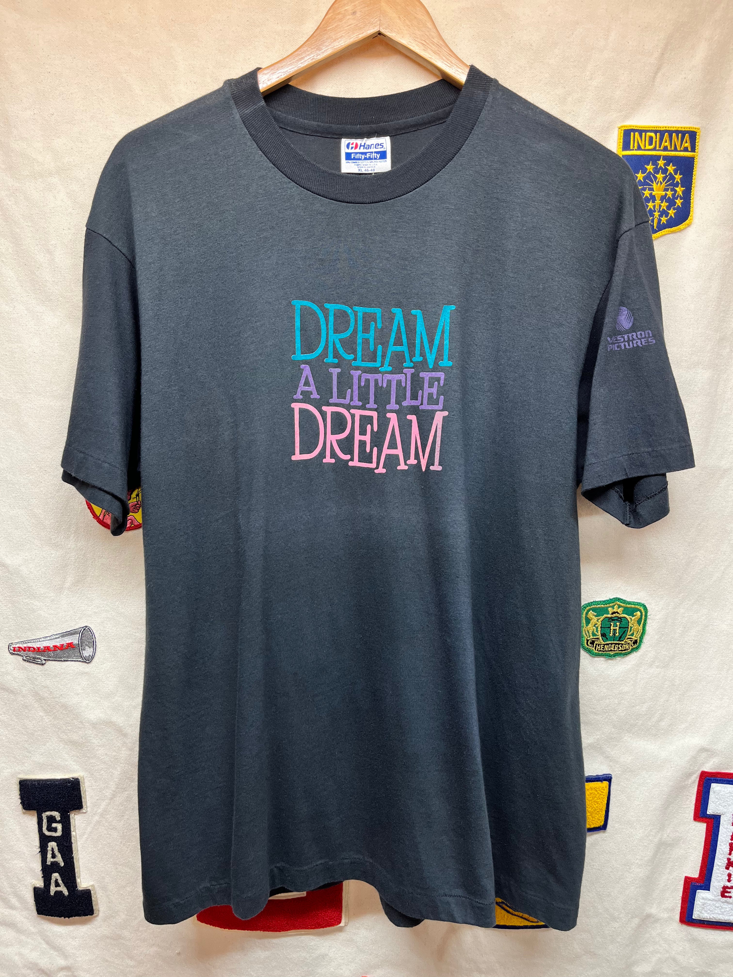 Vintage Dream A Little Dream Vestron Pictures Corey Feldman 1989 Movie Promo T-Shirt: XL